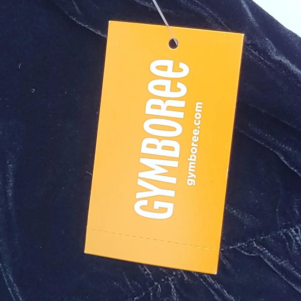 Gymboree Jumpsuit Elegant Black Velvet Velour Holiday Classic Size 7 NEW